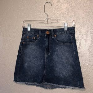 jean skirt